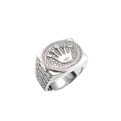 High Quality Hip Hop GRA Iced Out Bling VVS D Color Moissanite 925 Sterling Silver Pass Diamond Tester Palm Ring for Men Party