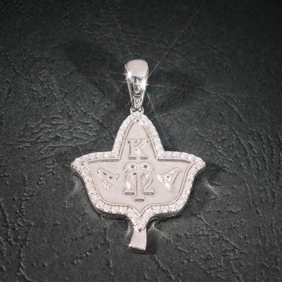2025 Hip Hop Bling 925 Sterling Silver Pass Diamond Tester  VVS Moissanite Letter AKA Flower Tulip Pendant for Men Women