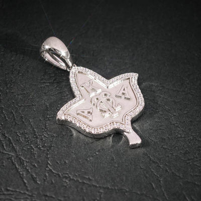 2025 Hip Hop Bling 925 Sterling Silver Pass Diamond Tester  VVS Moissanite Letter AKA Flower Tulip Pendant for Men Women