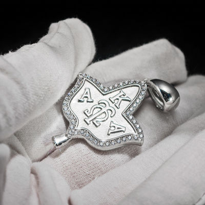 2025 Hip Hop Bling 925 Sterling Silver Pass Diamond Tester  VVS Moissanite Letter AKA Flower Tulip Pendant for Men Women