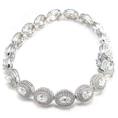 Iced Out Unisex Hip Hop VVS Moissanite Tennis Bracelet Pass Diamond Tester 925 Silver Bold Streetwear Jewelry Gift for Men
